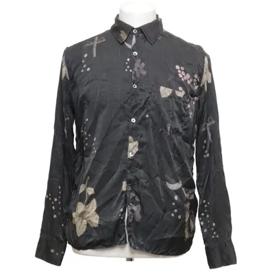Shirt (Black, Beige) from L'Homme Rouge Silk