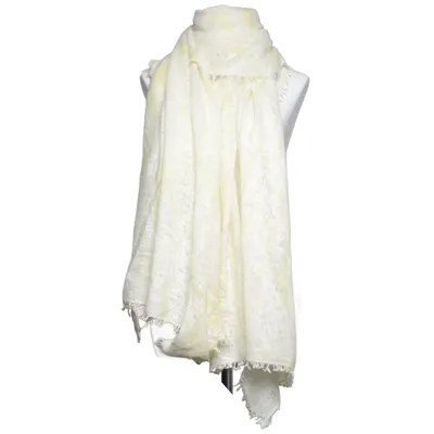 Sjal (Gul, Vit, Beige) från Pur Schoen Kashmir