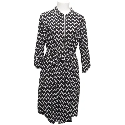 Dress (Black, White) from Mlle Gabrielle Elastane, Polyester