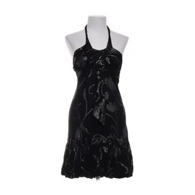 Halterneckklänning (Svart, Silverfärgad) från Senorita Elastan, Viskos