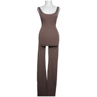 Byxdress (Brun) från Teveo Elastan, Nylon