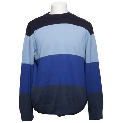 Sweater (Blue, Gray) from Folk Acrylic