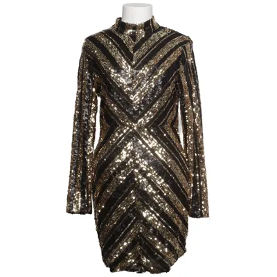 Robe de cocktail (Noir, Or) de F&P Polyester