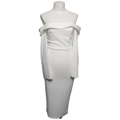 Jurk (Wit) van Boohoo Elastaan, Polyester