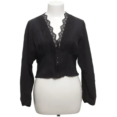 Blouse (Black) from Zara Lyocell, Polyester