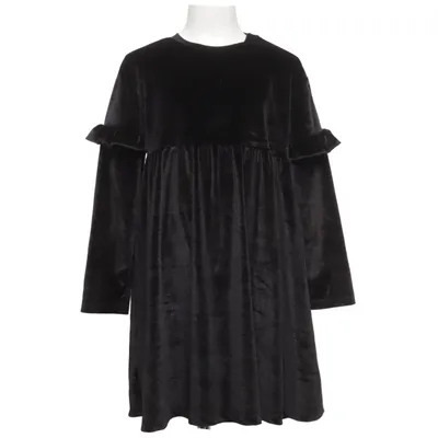Jurk (Zwart) van Uniq Mini Elastaan, Polyester