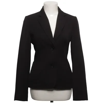 Blazer (Noir) de Côté Femme Élasthane, Polyester, Viscose