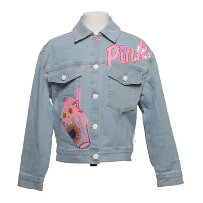 Jeansjacka (Blå, Rosa) från Billieblush Bomull, Elastan