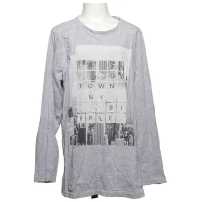 Långärmad t-shirt (Grå) från Boys Bomull, Viskos
