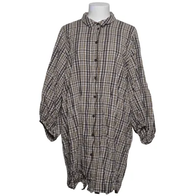 Skjortklänning (Brun, Vit, Svart) från Milk Copenhagen Bomull