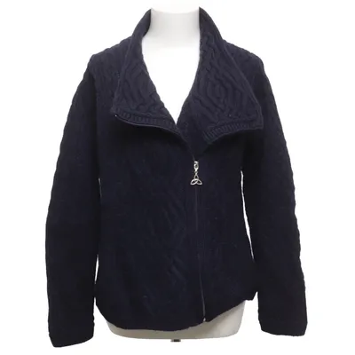 Cardigan (Blauw) van Arancrafts Merinowol