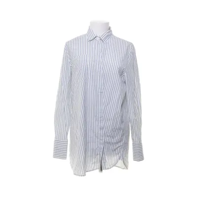 Skjorta (Vit, Blå) från H&M Conscious Collection Exclusive Bomull, Silke