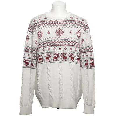 Pull de Noël (Blanc, Rouge, Multicolore) de Lindbergh White Acrylique, Coton
