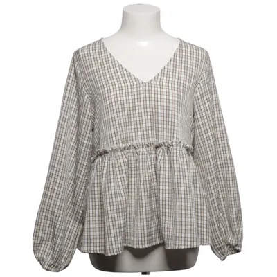 Blouse (Beige, Wit, Zwart) van Moves Elastaan, Polyester