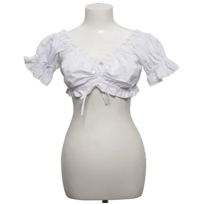 Dirndl blouse (White) from Fuchs Trachtenmoden Cotton, Polyester