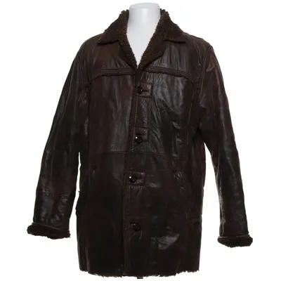 Shearlingjacka (Brun) från East West Skinn, Ull