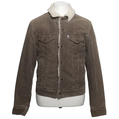Veste en jeans fourrée (Marron, Blanc) de Levi Strauss & Co Coton
