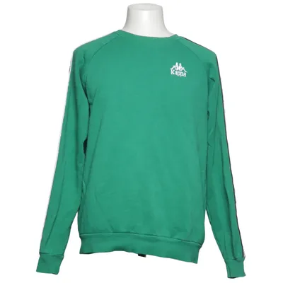 Collegetröja (Grön, Vit, Svart) från Kappa Bomull, Polyester
