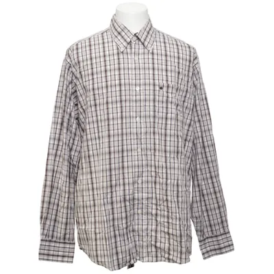 Skjorta (Beige, Brun, Blå) från Burlington Bomull