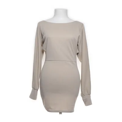 Dress (Beige) from Missi London Elastane, Polyester