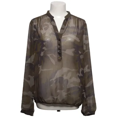 Blouse (Green, Gray, Brown, Multicolored) from Bien Bleu Polyester