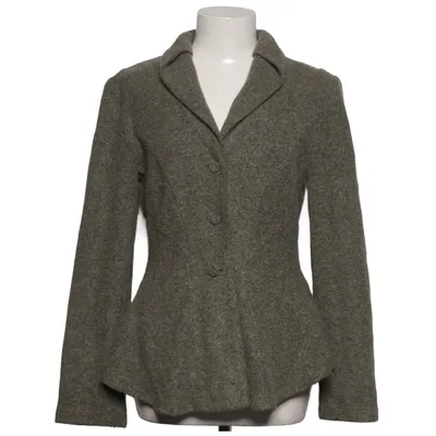 Cardigan (Gray) from Krines Polyester, Viscose, Wool