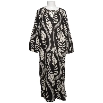 Maxi dress (Black, White) from H&M Cotton