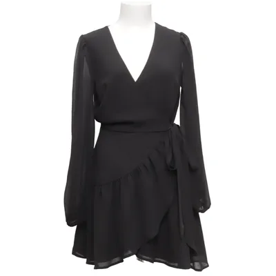 Wikkeljurk (Zwart) van Anika Teller x NA-KD Polyester