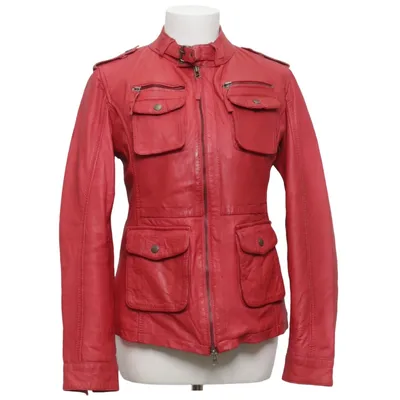 Leren jack (Rood) van Brandalism Leer, Polyester