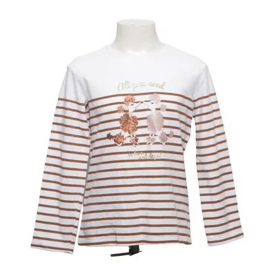 Lange mouwen shirt (Wit, Bruin) van Inextenso