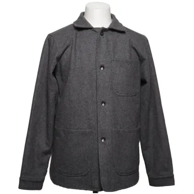 Skjortejakke (Grå) fra Native North Polyester, Uld