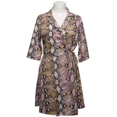 Slå-om-kjole (Pink, Brun, Hvid) fra Qed London Polyester