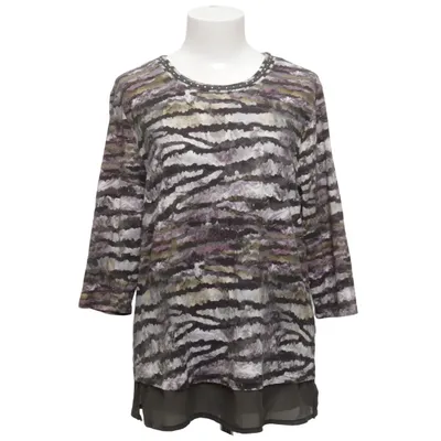 Haut (Gris, Vert, Multicolore) de Michele Boyard Élasthane, Polyester, Viscose