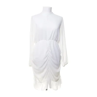 Kjole (Hvid) fra Creme Fraiche Viscose, Elastan