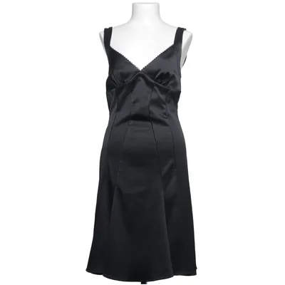 Klänning (Svart) från Isabella Bomull, Elastan