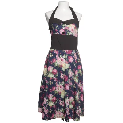 Halterneck dress (Blue, Pink, Yellow) Cotton, Polyester