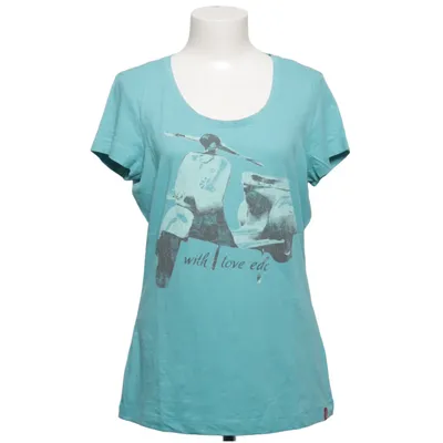 T-shirt (Turquoise) van EDC by ESPRIT Katoen