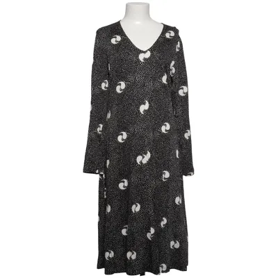 Kjole (Sort, Hvid) fra Vamlingbolaget Bomuld, Viscose