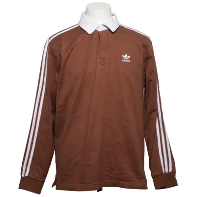 Rugby shirt (Bruin, Wit) van Adidas Originals Katoen