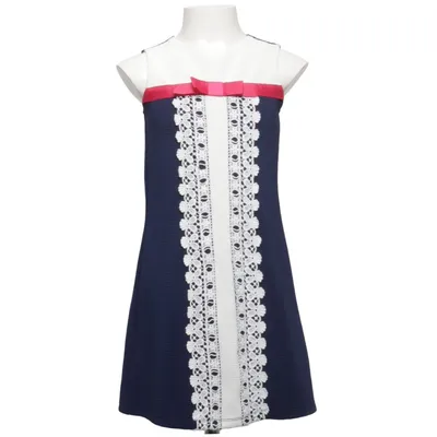 Klänning (B39917-Dv) från Bonnie Jean Bomull, Elastan, Polyester