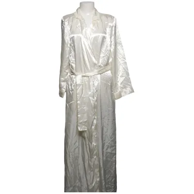 Morgonrock (Vit) från Gulins Polyester
