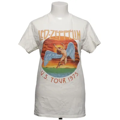 T-shirt (Vit) från Led Zepplin Bomull