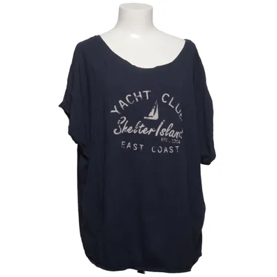 T-shirt (Blauw) van Generous by Lindex Katoen, Modal