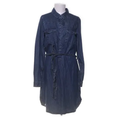 Denim jurk (Blauw) van Anti Blue Katoen