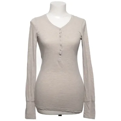 Henley T-shirt (Beige) fra L.O.G.G by H&M Bomuld, Polyester