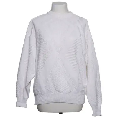 Pull-over (Blanc) de Nicola Alberti Acrylique, Coton