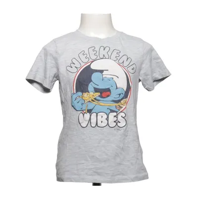 T-shirt (Grijs) van The Smurfs Katoen, Viscose
