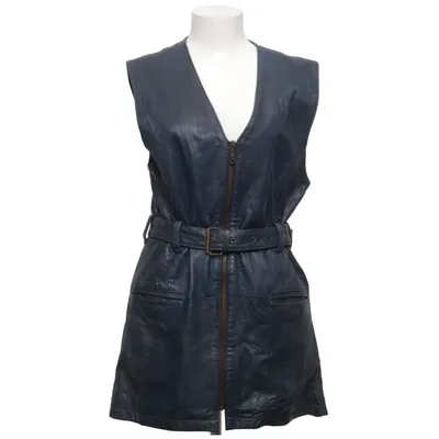 Dress (Blue) from Mixture Leather