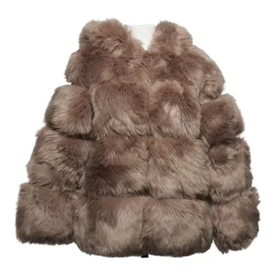 Winterjas (Beige) van Borninstockholm