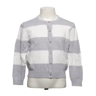 Cardigan (Gris, Blanc) de Uniqlo Coton, Polyamide, Viscose, Laine